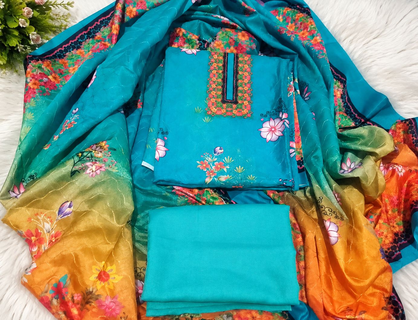 লেডিস সুন্দর জামা দুবাই চেরী